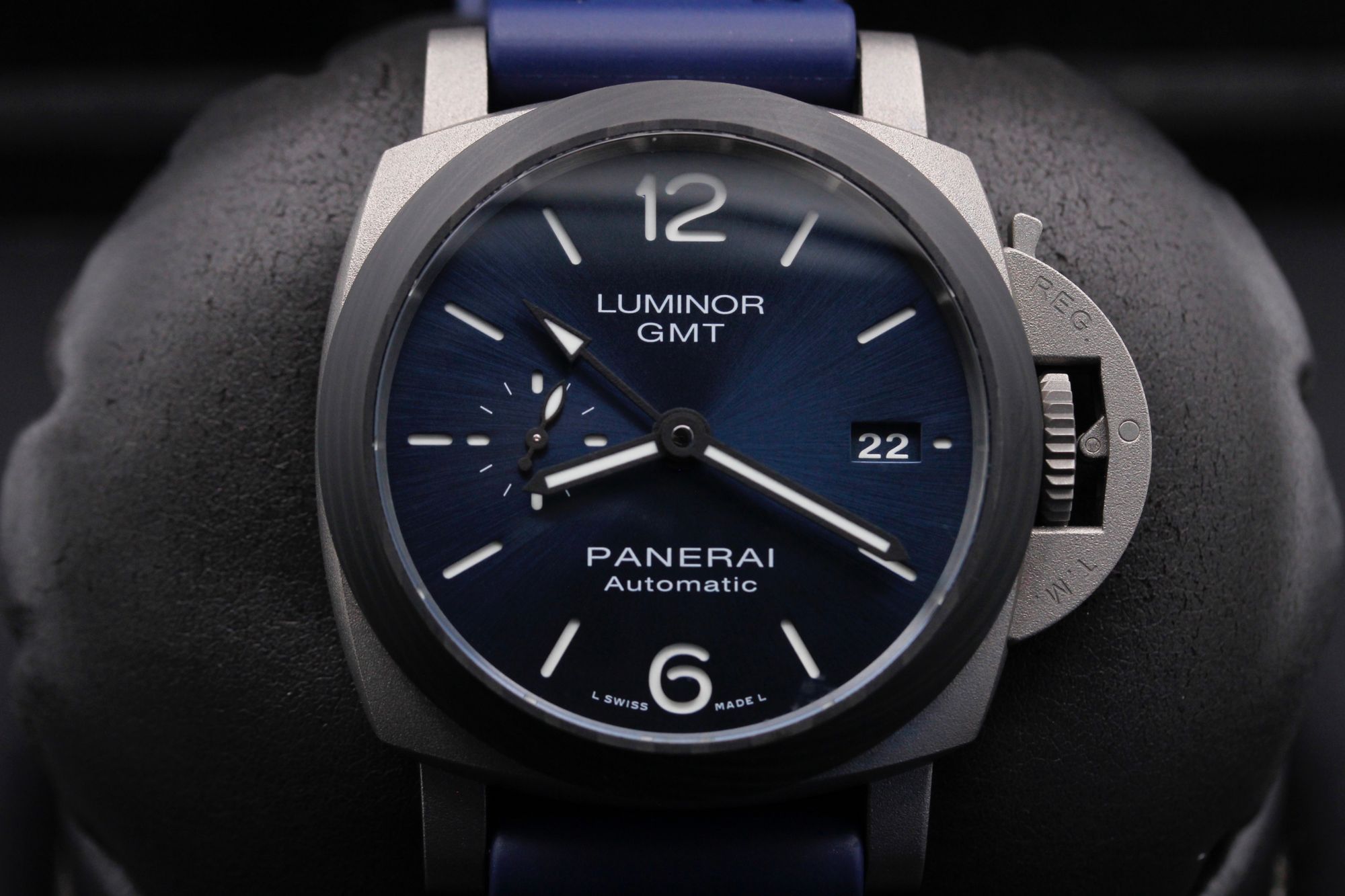 FSOT Panerai Luminor GMT PAM 1279 Blue Titanium Carbotech