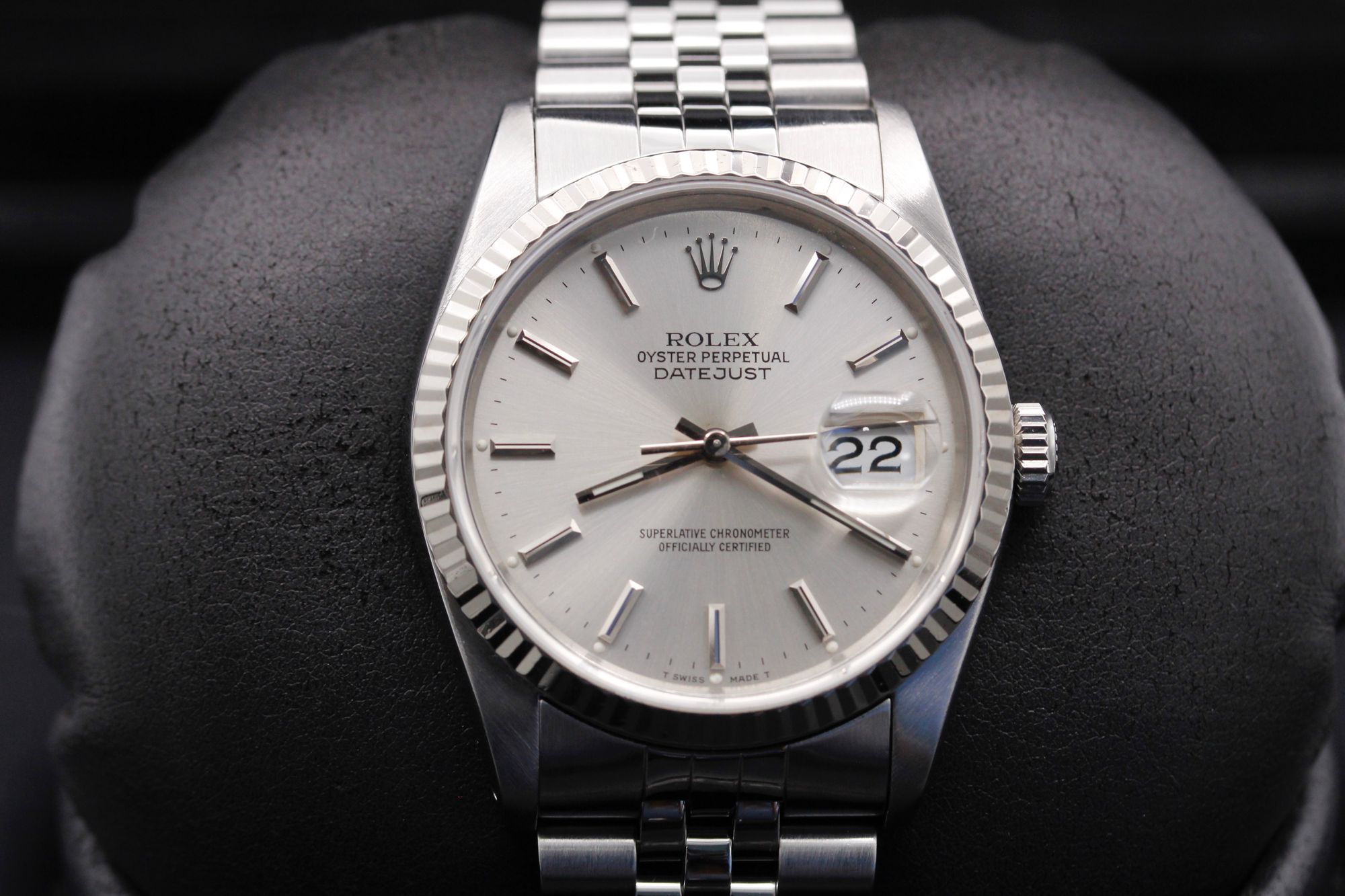 FSOT Rolex Datejust 16234 Silver Stainless Steel 36mm