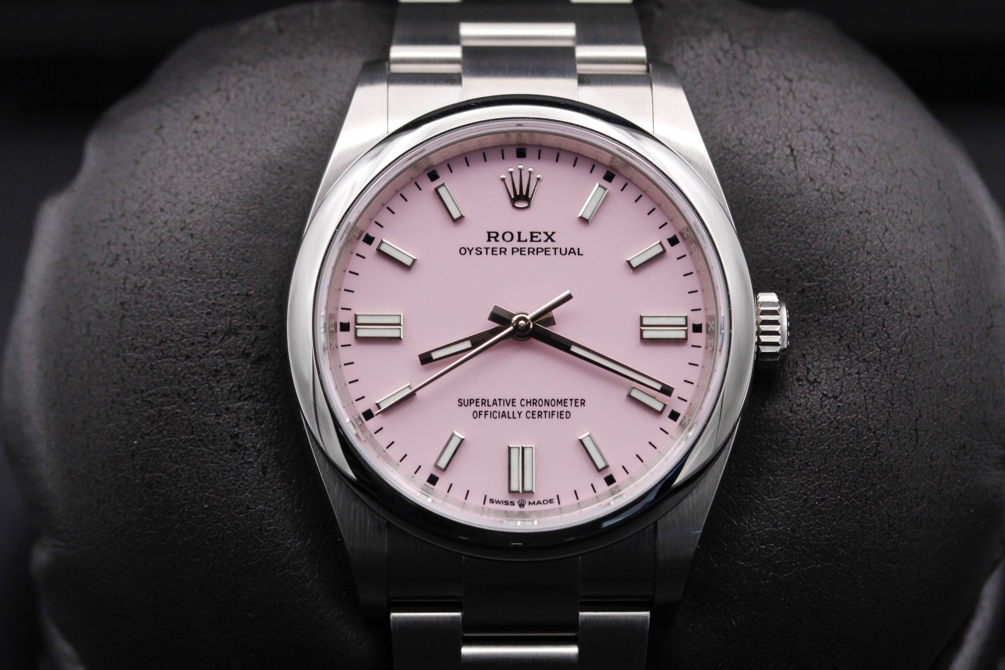 Pink rolex hot sale oyster perpetual