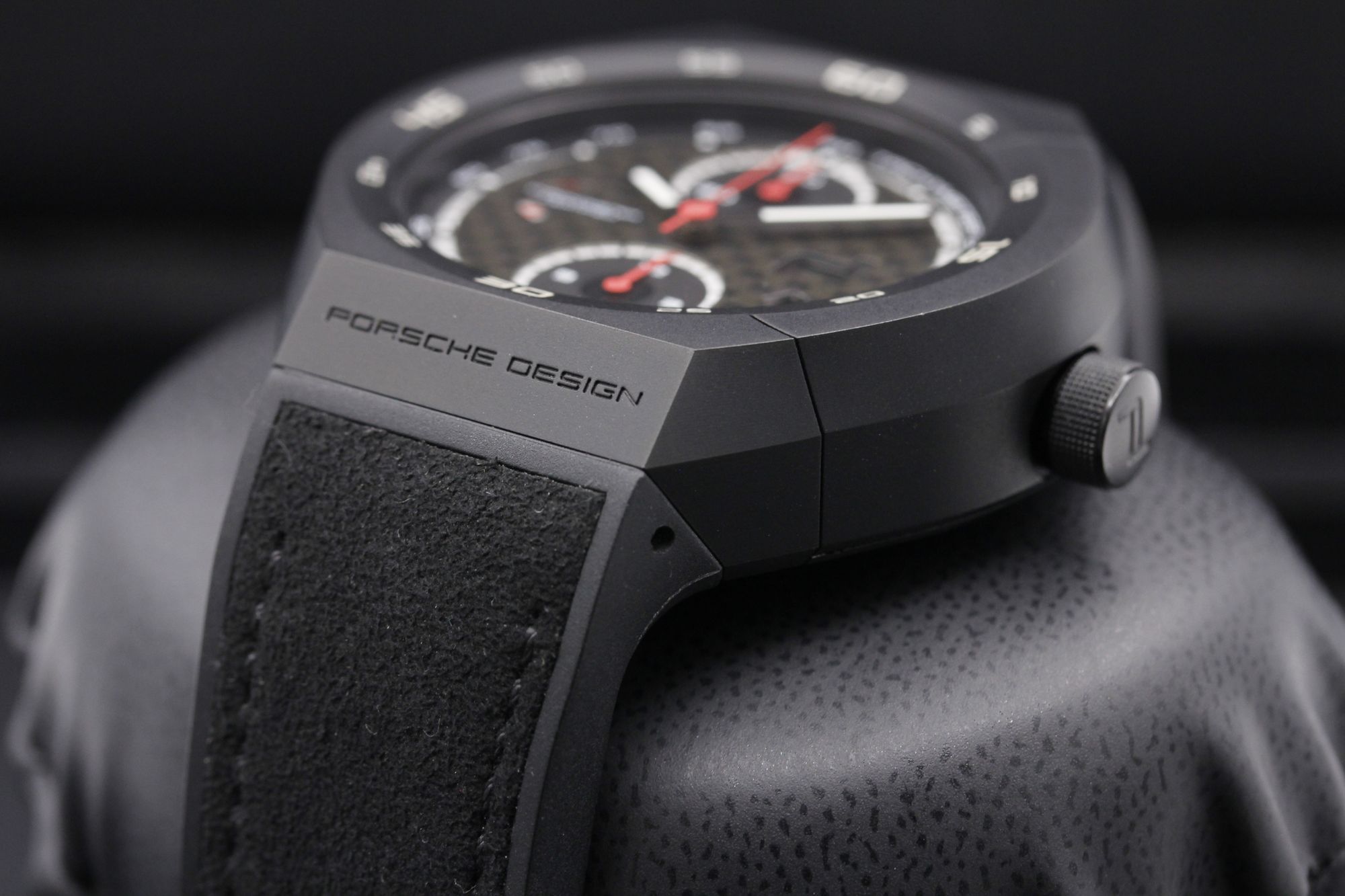 FSOT: Porsche Design Monobloc Actuator Flyback LE "PD017.813" - 6033.6.01.009.06.2 - Black - Titanium - 45mm - Mint image 2