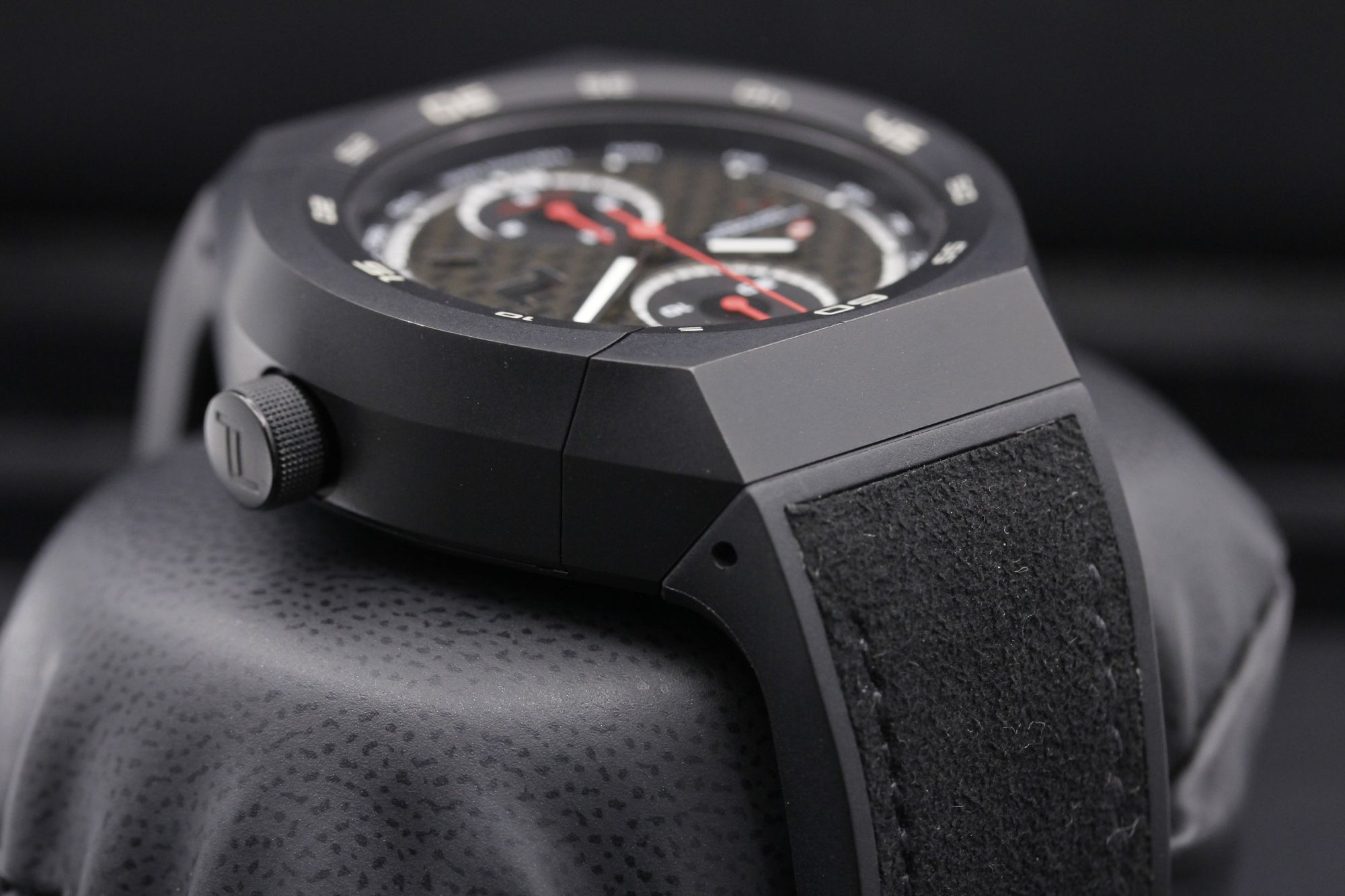 FSOT: Porsche Design Monobloc Actuator Flyback LE "PD017.813" - 6033.6.01.009.06.2 - Black - Titanium - 45mm - Mint image 4