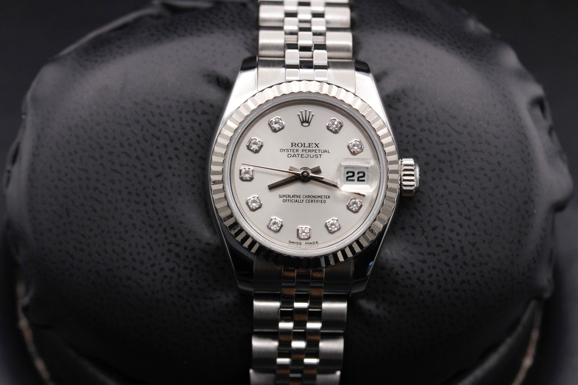 Rolex Datejust  - 179174 - Silver Diamond Dial - Complete Set - EXC Cond