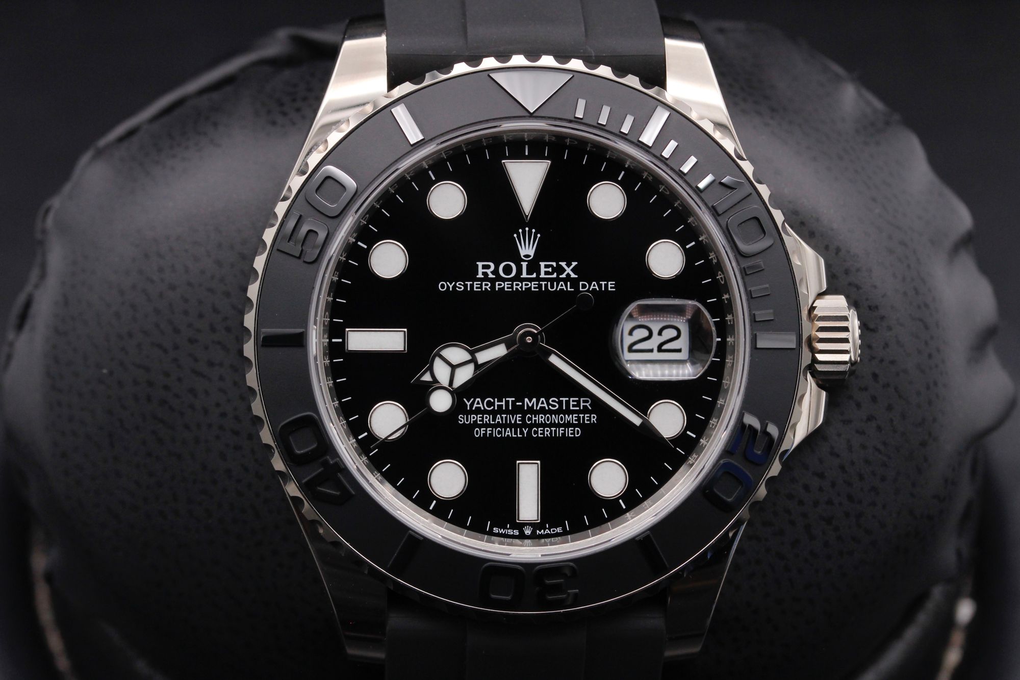 Rolex Yacht Master 42 - 226659 - Oysterflex - White Gold - 42mm - Excellent