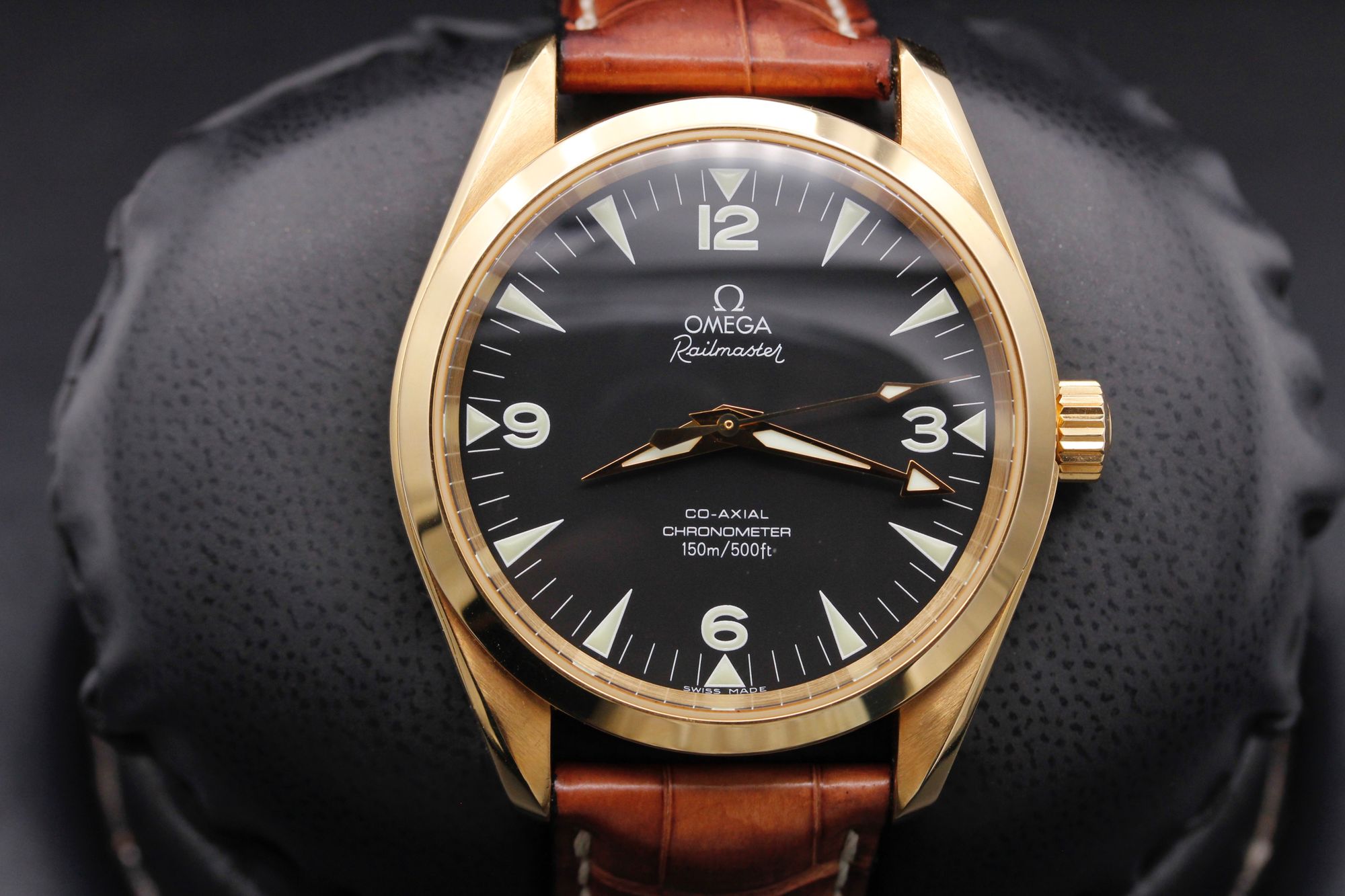 Pre Owned Omega Seamaster Railmaster 2603.52.37 OC WATCH GUY