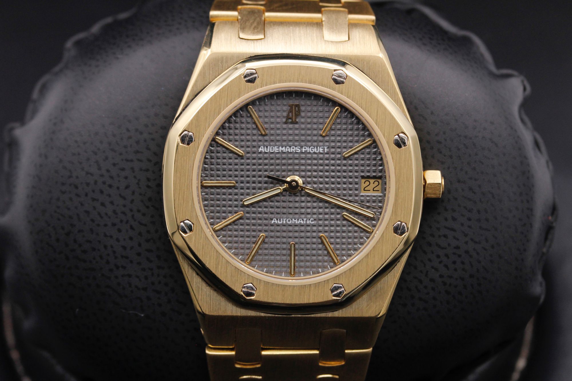 Audemars Piguet Royal Oak  - 4100BA - Grey - Yellow Gold - 34mm - Excellent