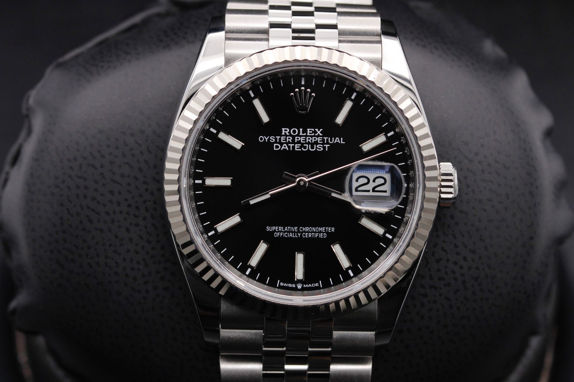 Rolex Datejust 36  - 126234 - Black - Jubilee - Steel - 36mm - Mint