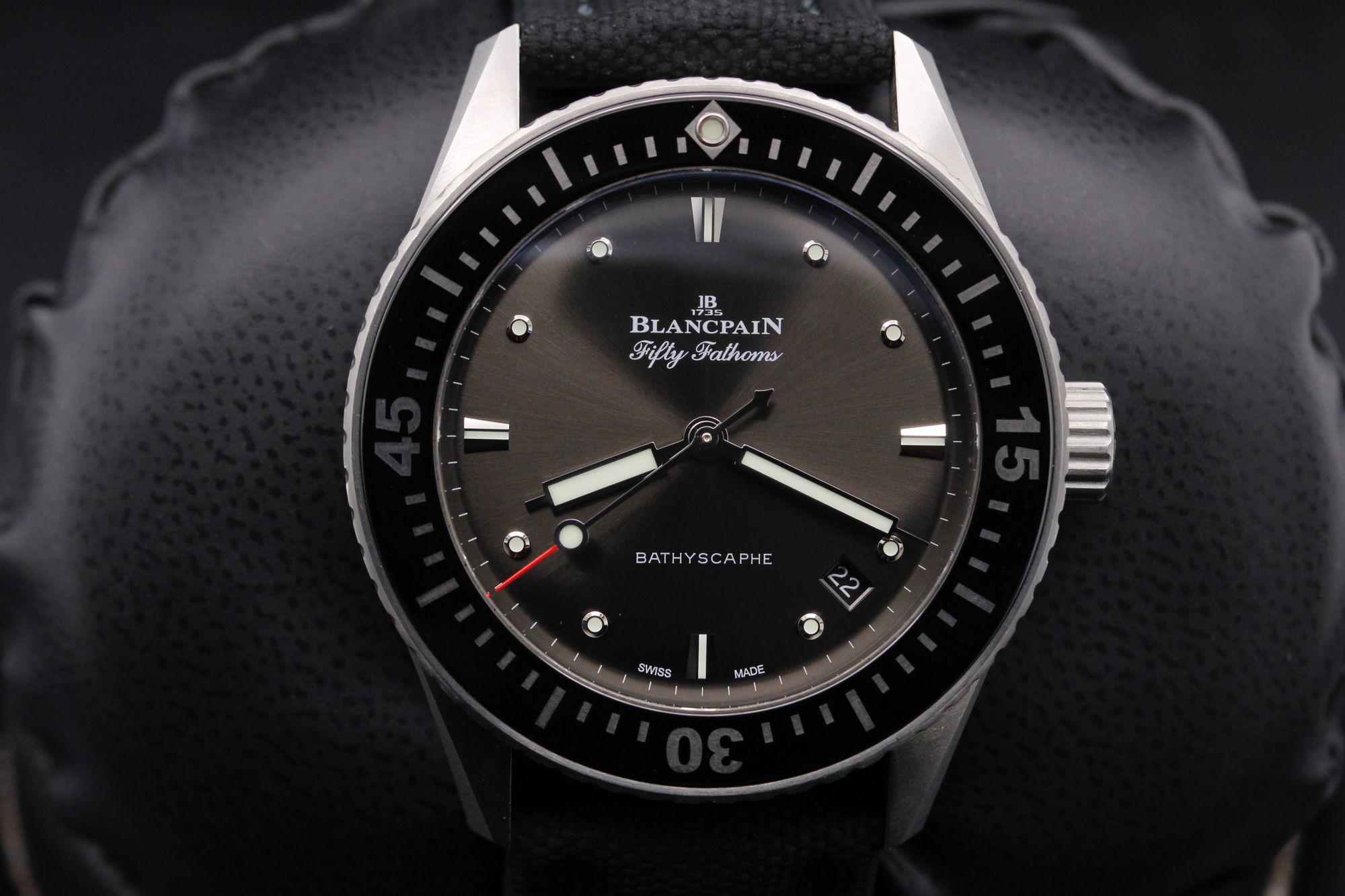 Blancpain Fifty Fathoms  - 5100-1110-B52A - Grey - Stainless Steel - 38mm