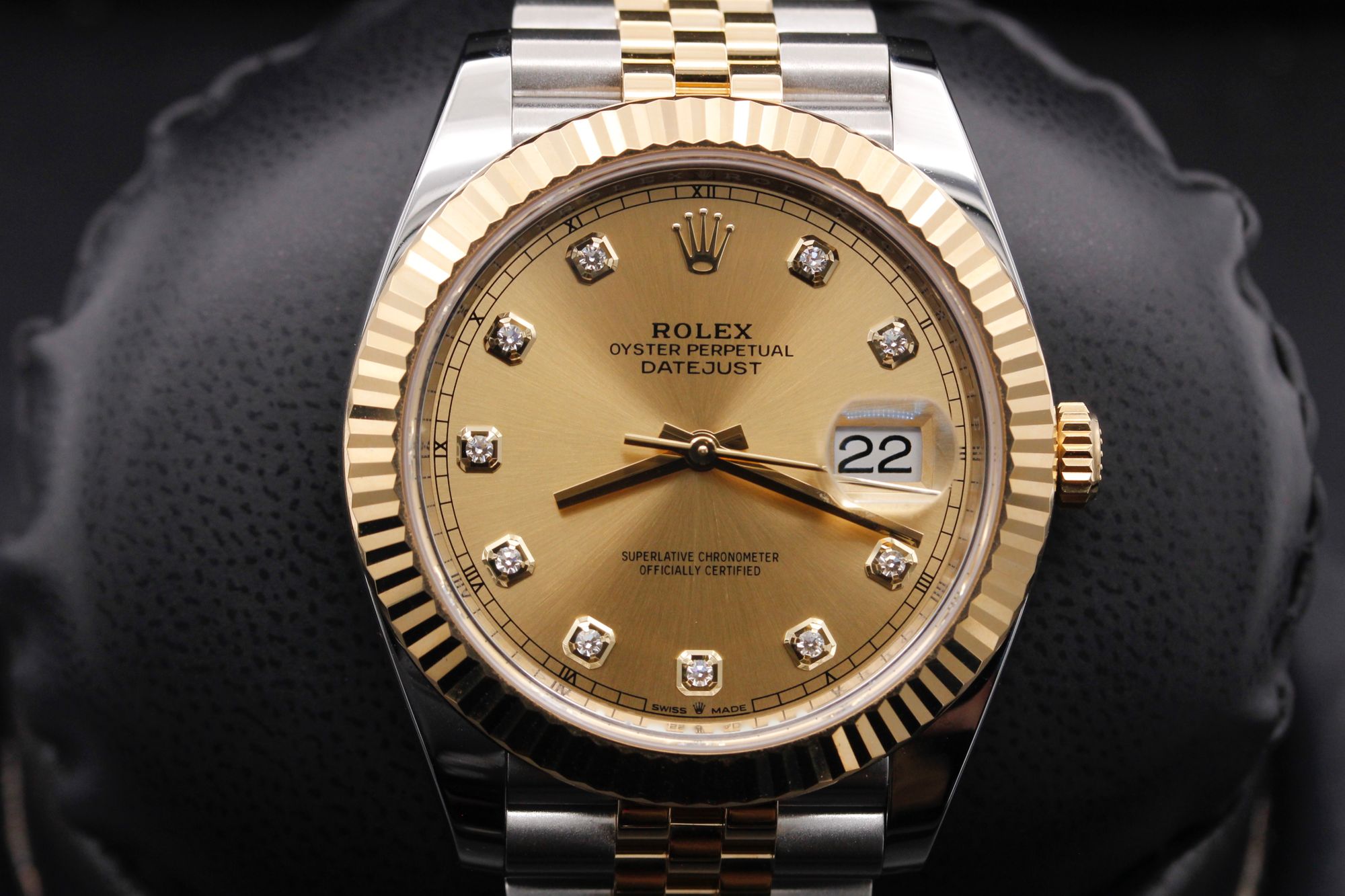 Rolex Datejust 41  - 126333 - Champagne Diamond - Steel / Yellow Gold - 41mm
