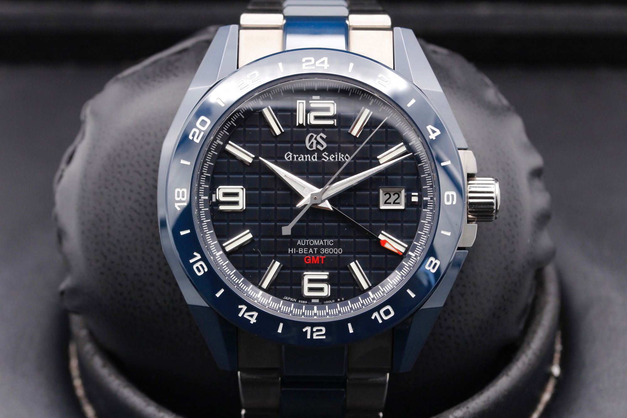 Grand Seiko Hi-Beat 36000  - SBGJ233 - Blue - Titanium / Blue Ceramic - 46.4mm - Mint