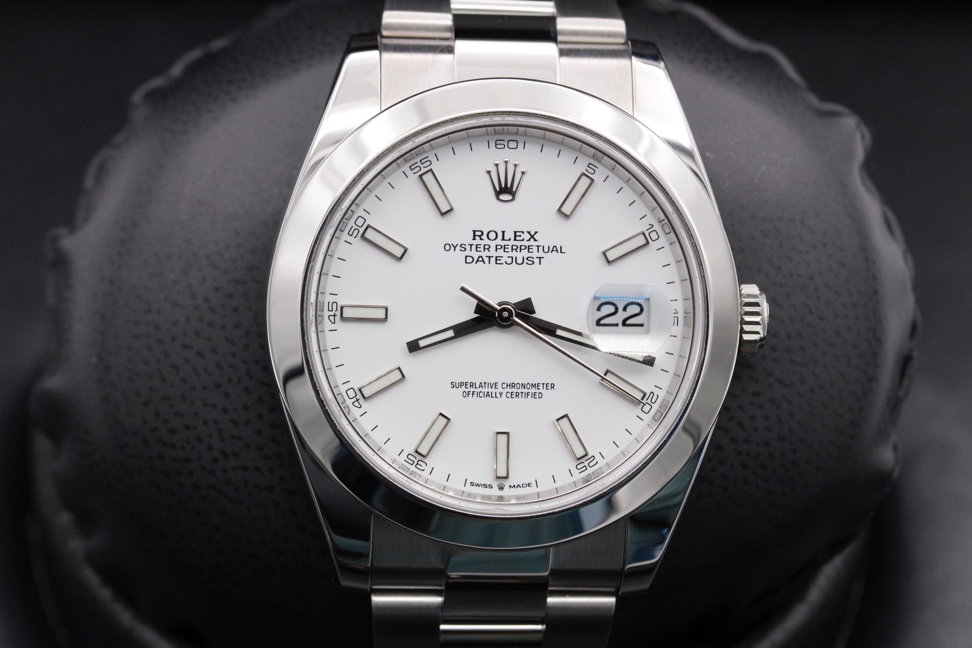 Rolex Datejust 41  - 126300 - White Index - Stainless Steel - 41mm - Mint