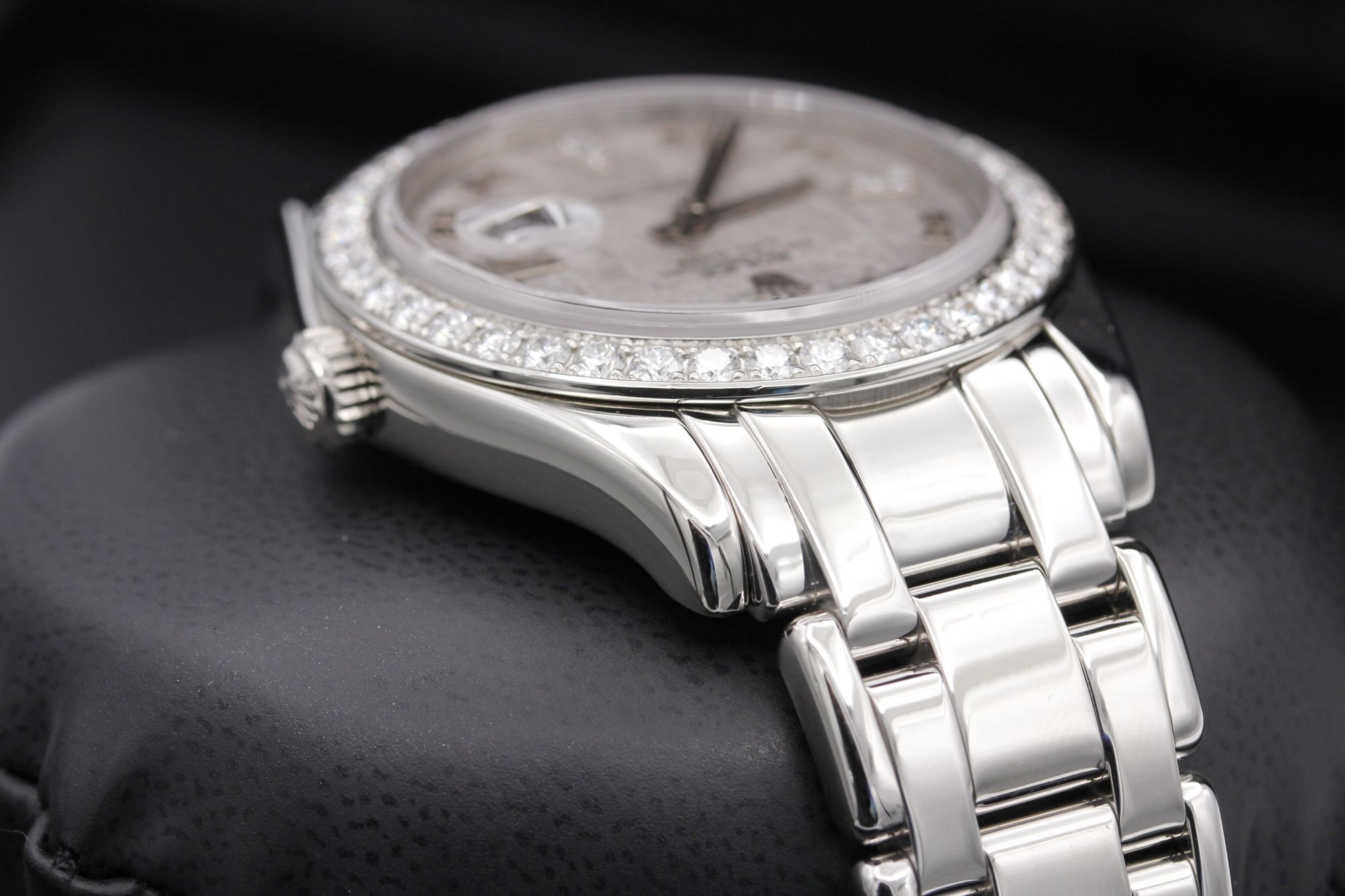 FSOT: Rolex Day-Date "Masterpiece" - 18946 - Meteorite w. Diamond - Platinum - 39mm - Mint image 4