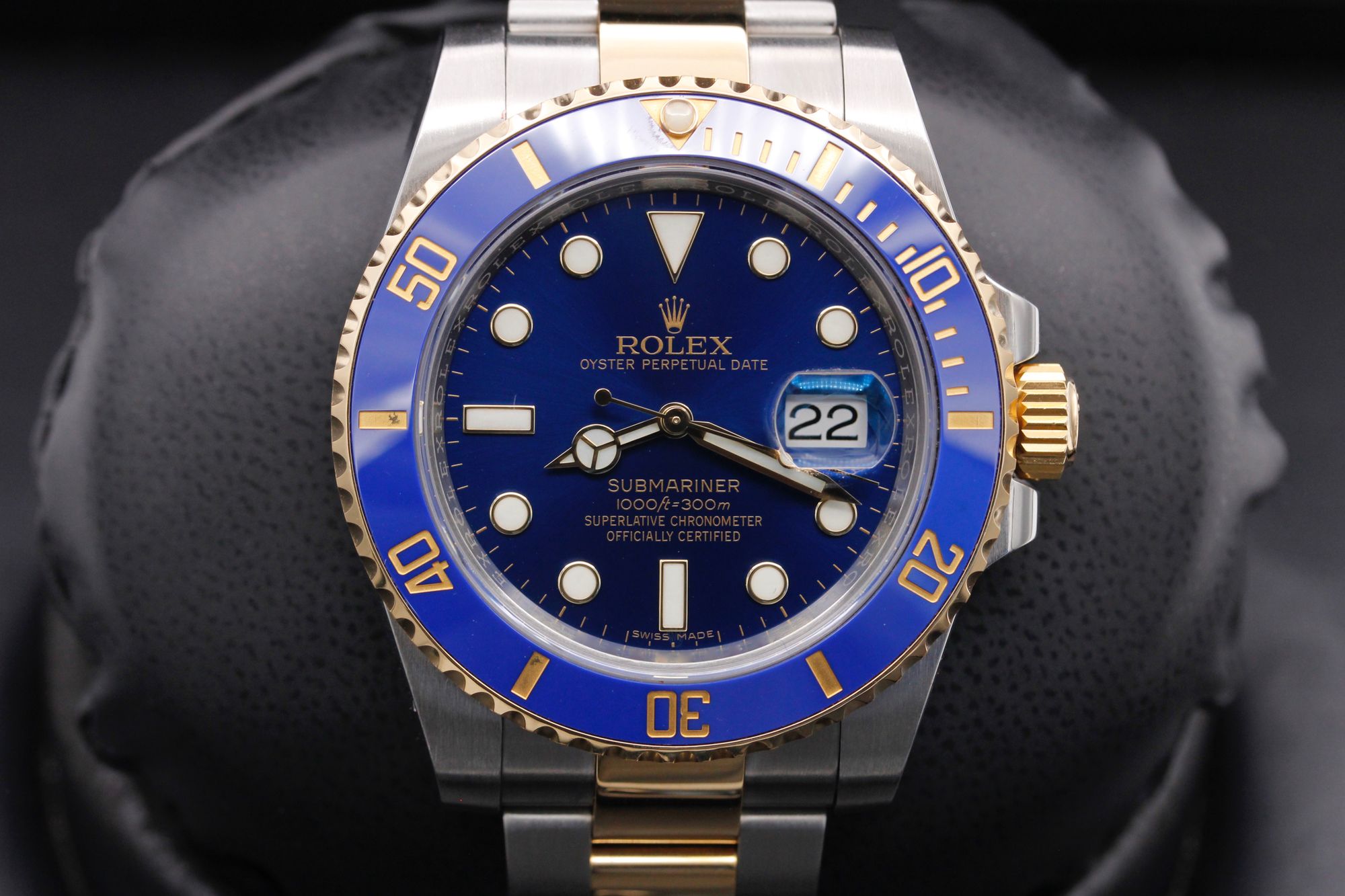 Rolex Submariner Date Bluesy - 116613LB - Sunburst Blue - Two Tone - 40mm -Mint