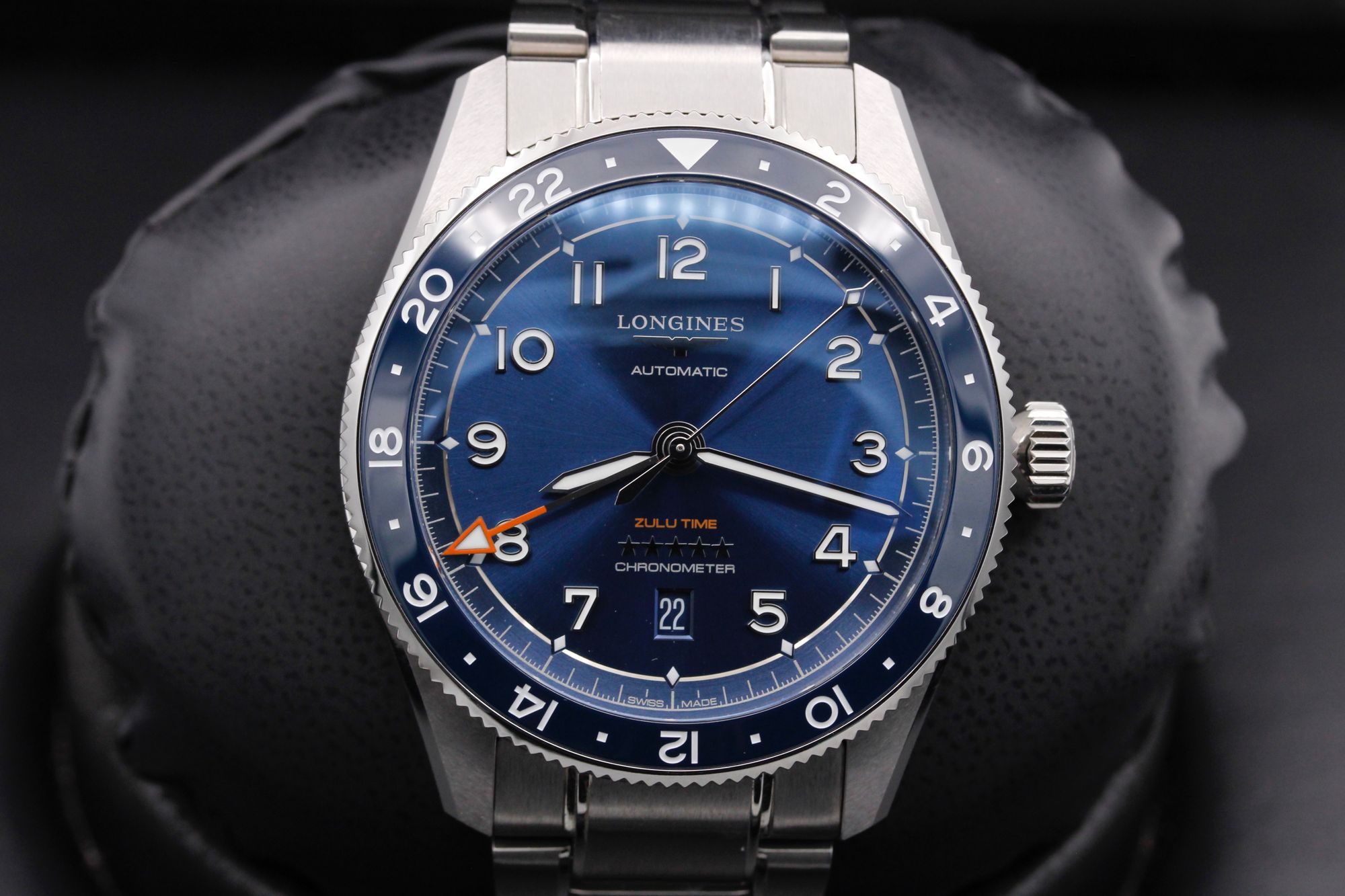 ルル。 Pre-Owned Longines Spirit Zulu Time L3.812.4.93.6 | OC WATCH GUY