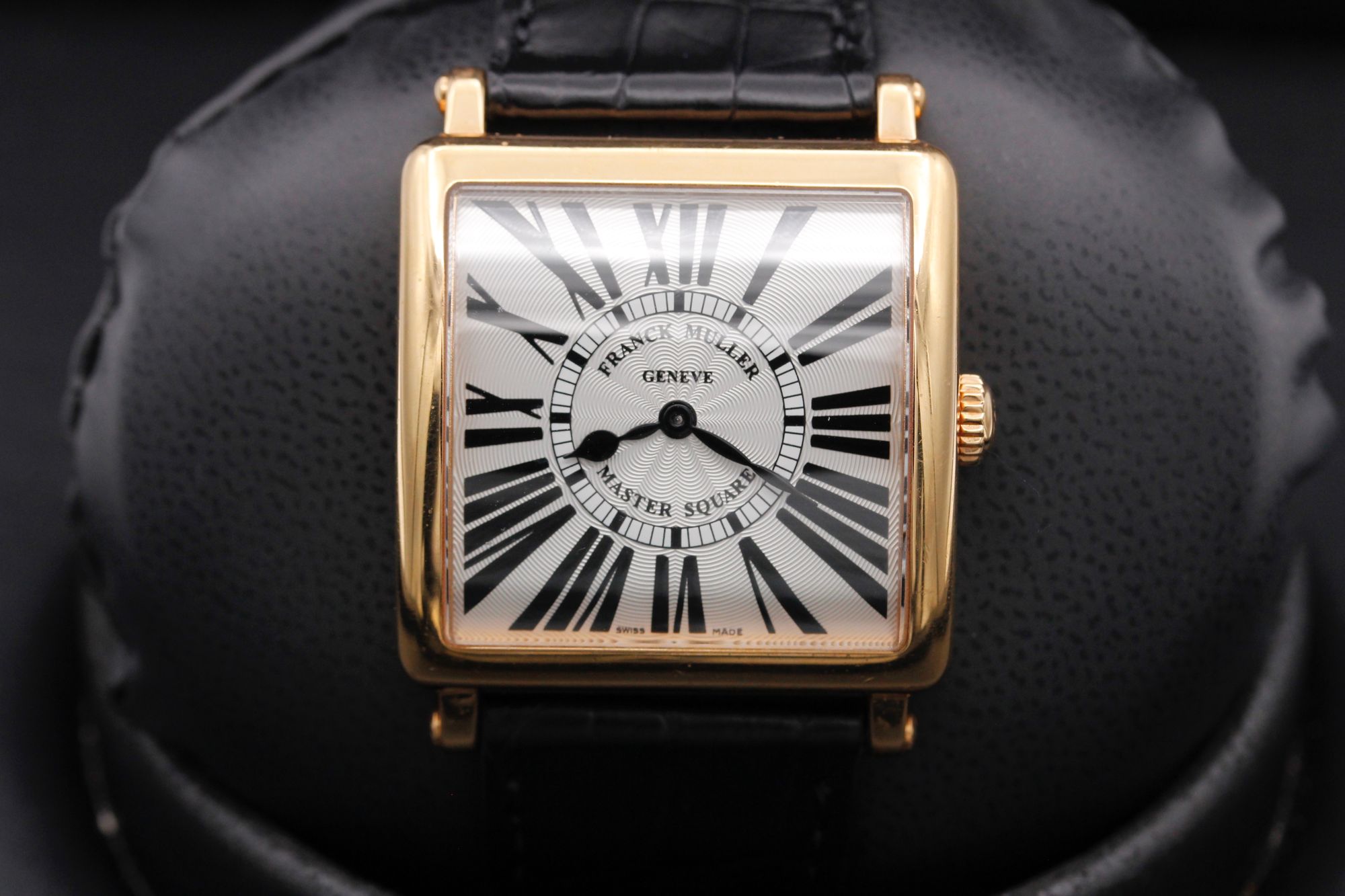 Franck Muller Master Square  - 6002 M QZ R - Silver Roman - Rose Gold - 33mm - Excellent