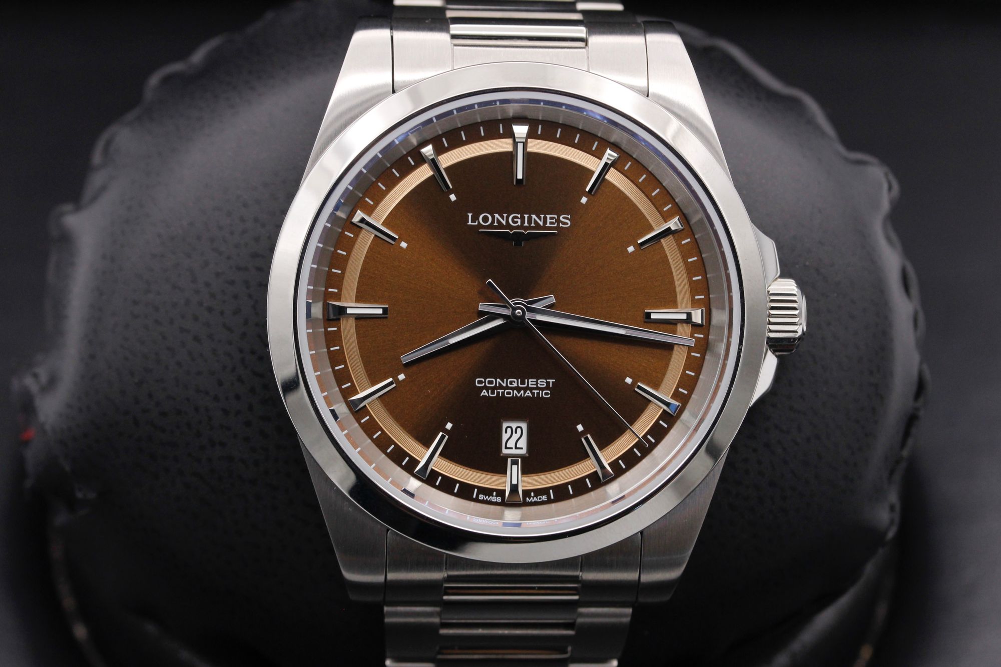 Longines Conquest Automatic  - L38304626 - Bronze - Stainless Steel - 41mm - Mint