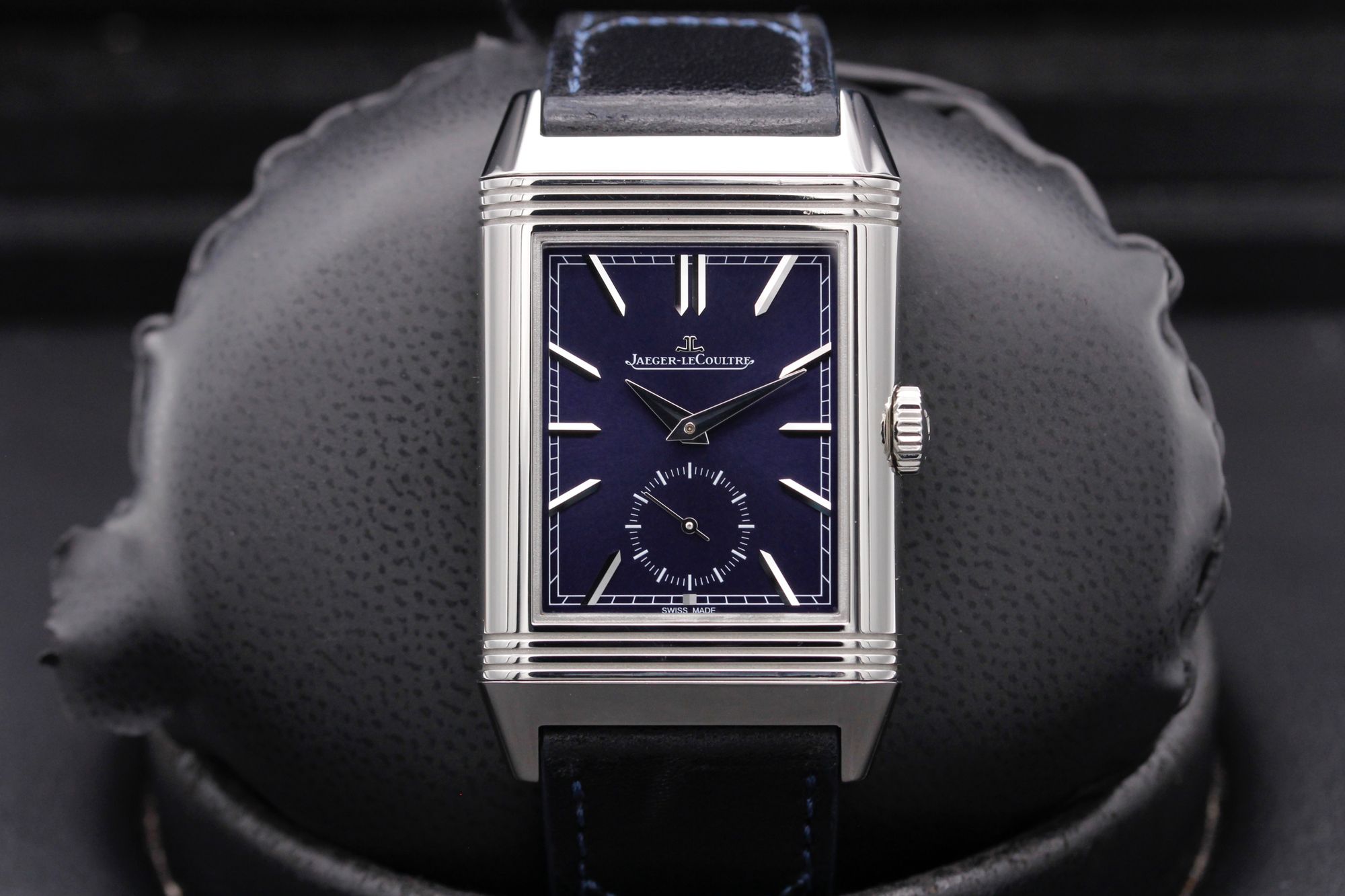 Jaeger-LeCoultre Reverso Tribute Duoface  - Q3988482 - Blue / Silver - Stainless Steel - 47mm - Mint