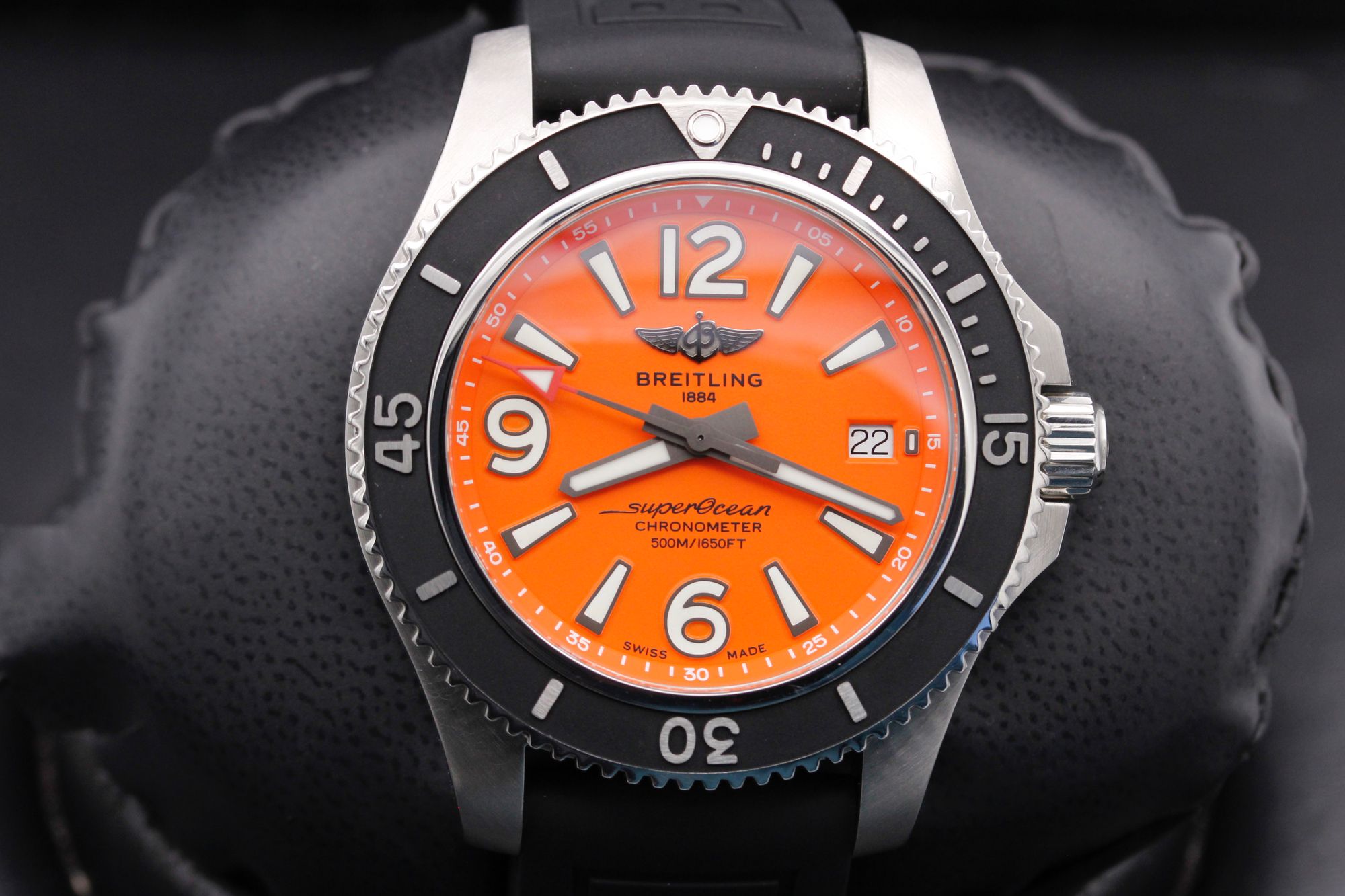 Breitling Superocean 42  - A17366 - Orange - Stainless Steel - 42mm - Mint