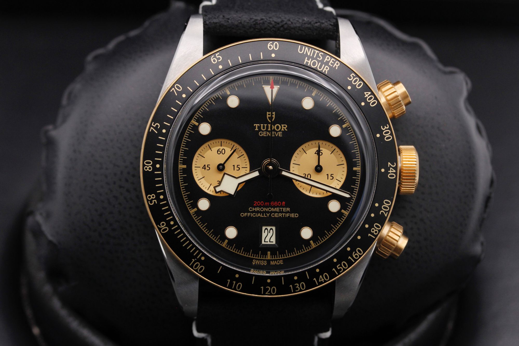 Tudor Black Bay Chronograph  - 79363N-0001 - Black - Stainless Steel / Yellow Gold - 41mm - Mint