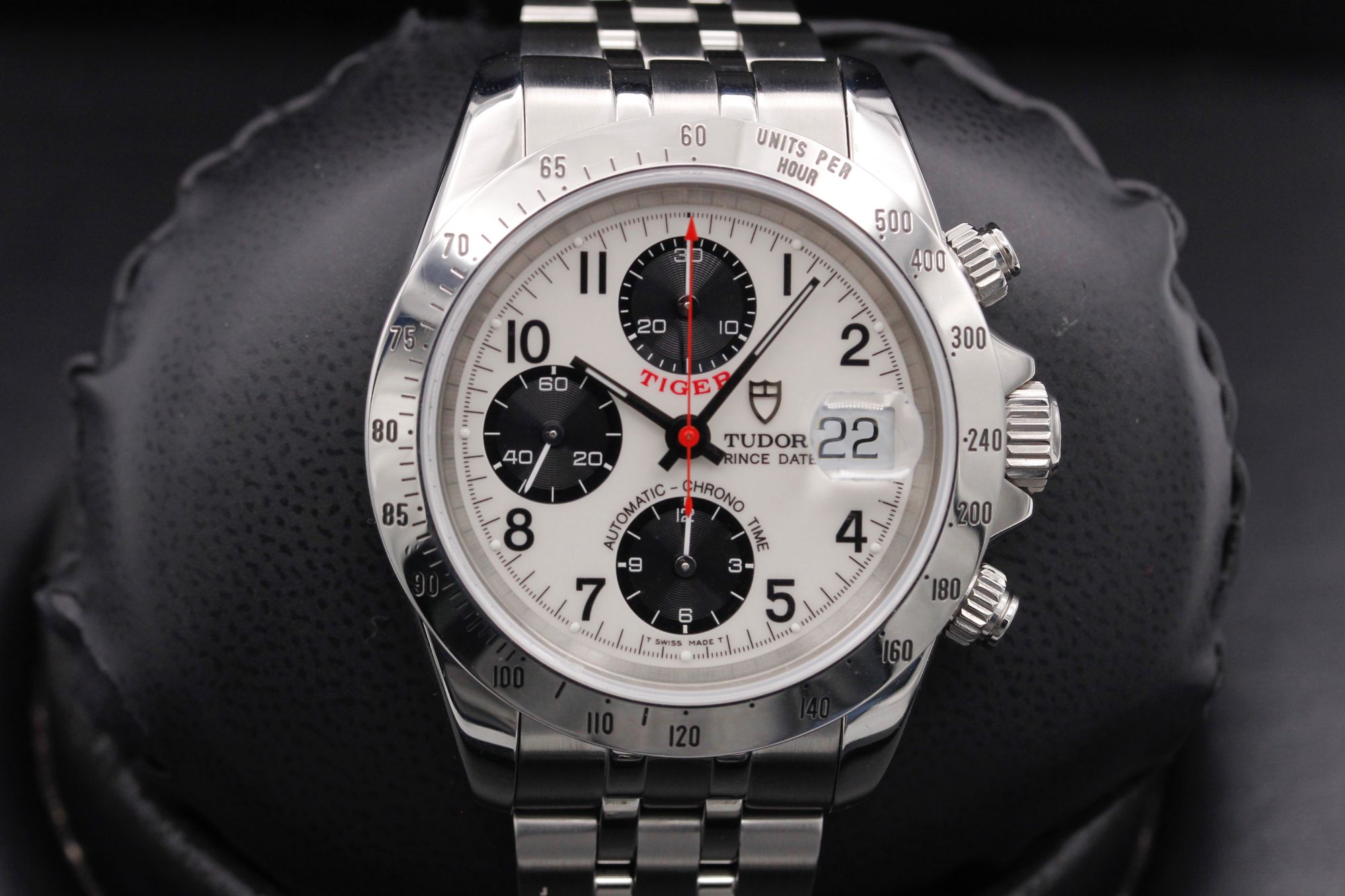 Tudor Tiger Prince Date Chronograph  - 79280 - Ivory - Stainless Steel - 40mm - Mint