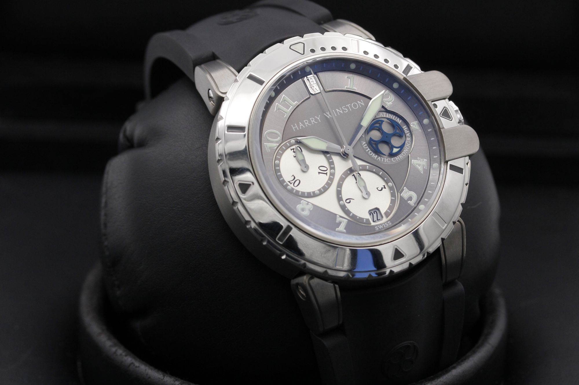 HARRY ハリー　201012 LIVE SELCT Harry Winston Premier Excenter Time Zone 18k Rose Gold