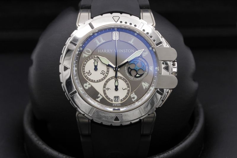 Pre-Owned Harry Winston Ocean Sport Chronograph 411/MCA44ZC