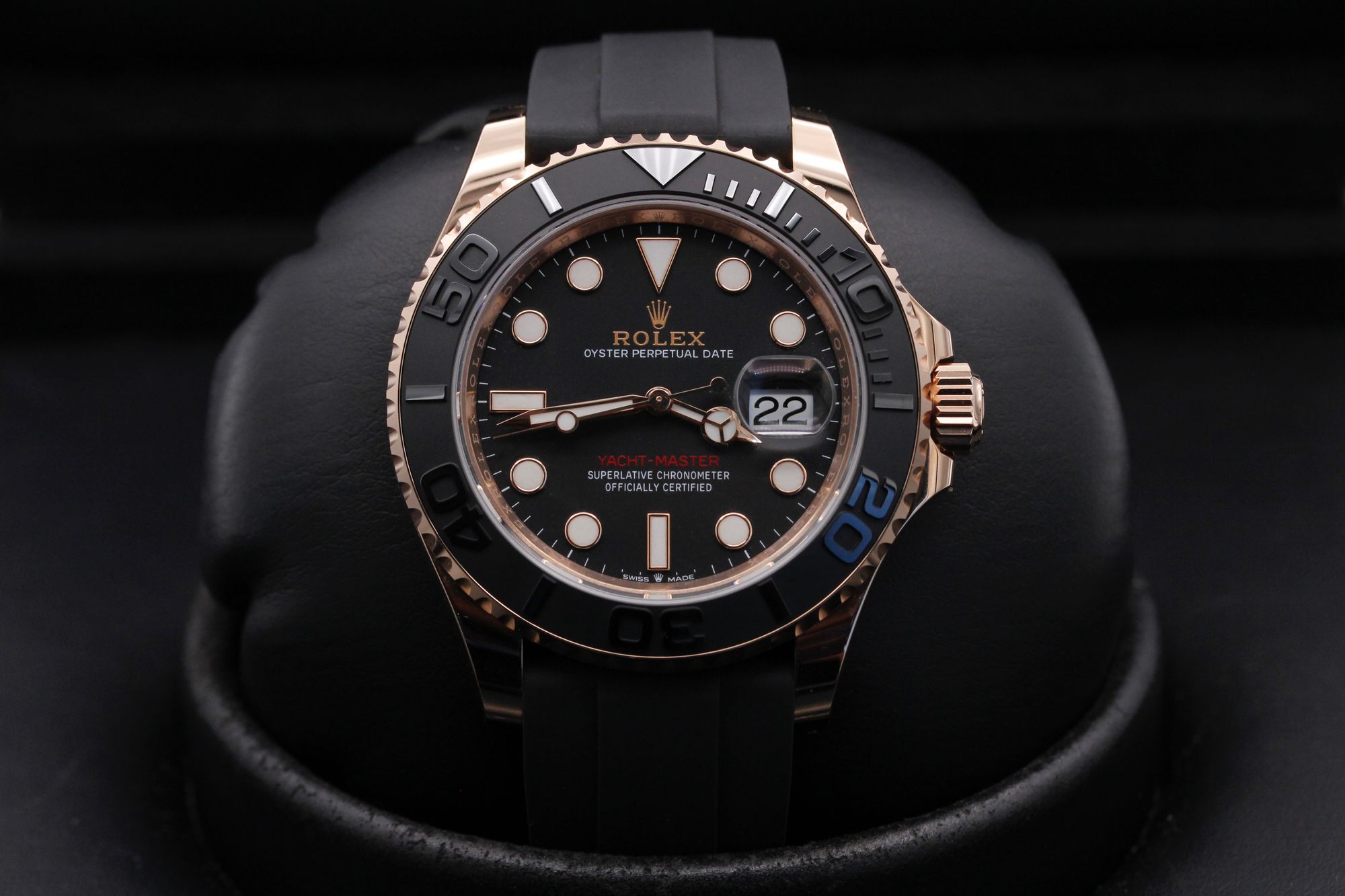 Rolex Yacht-Master 40  - 126655 - Rose Gold - 40mm - Mint - Never Polished