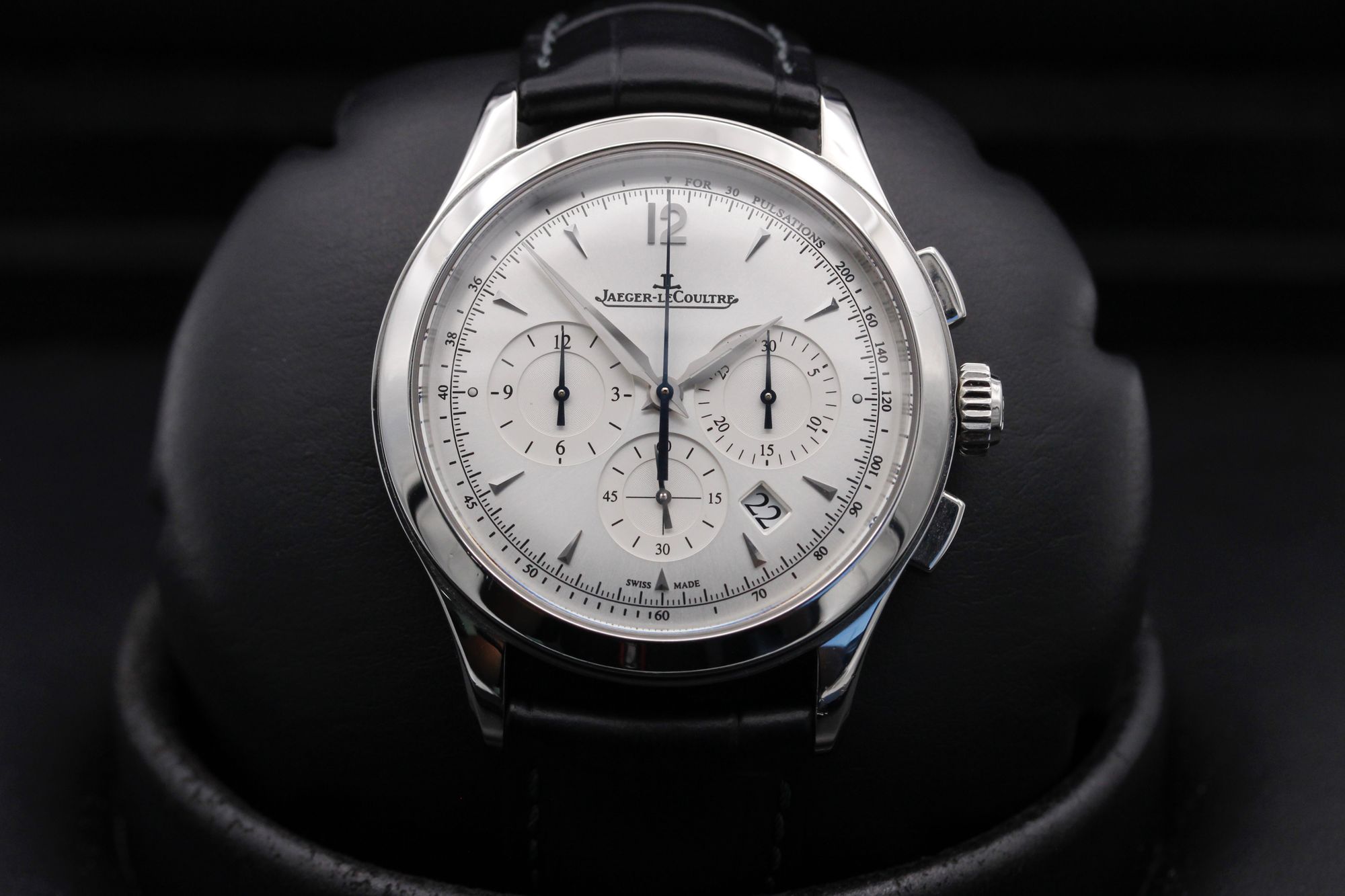 Jaeger Lecoultre Master Chronograph  - Q1538420 - Silver - Stainless Steel - 40mm - Excellent