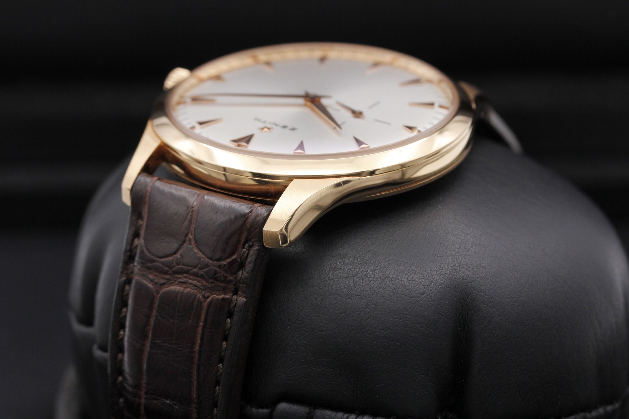 uranium7　1806060 Sentry Solar Leather Watch | All Gold / Black | Solar