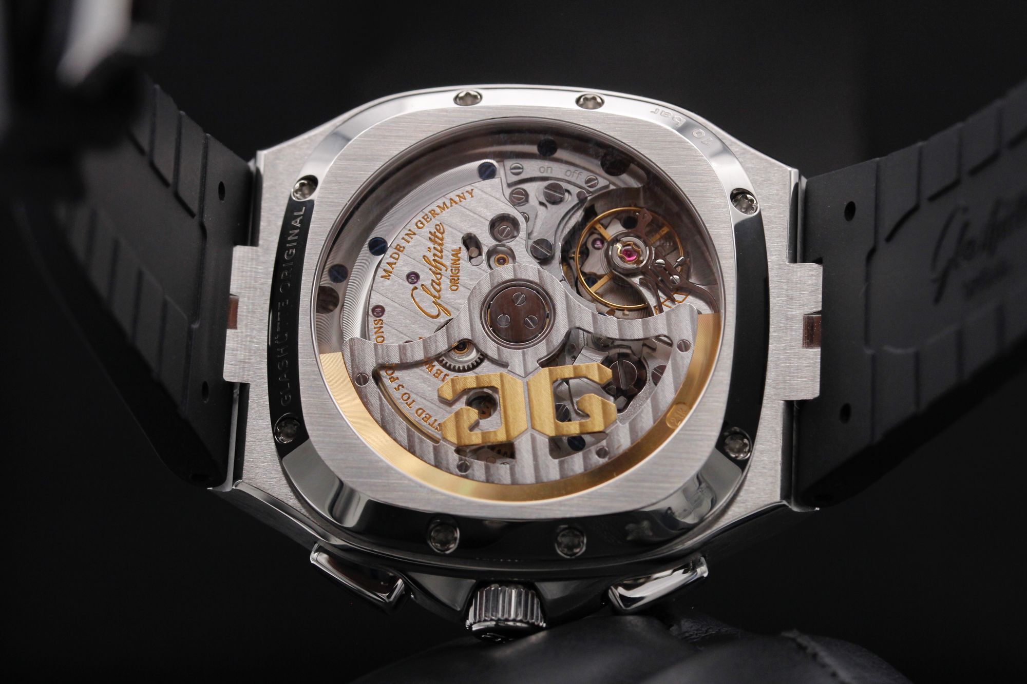 Pre-Owned Glashutte Original Seventies Chronograph Panorama Date 1