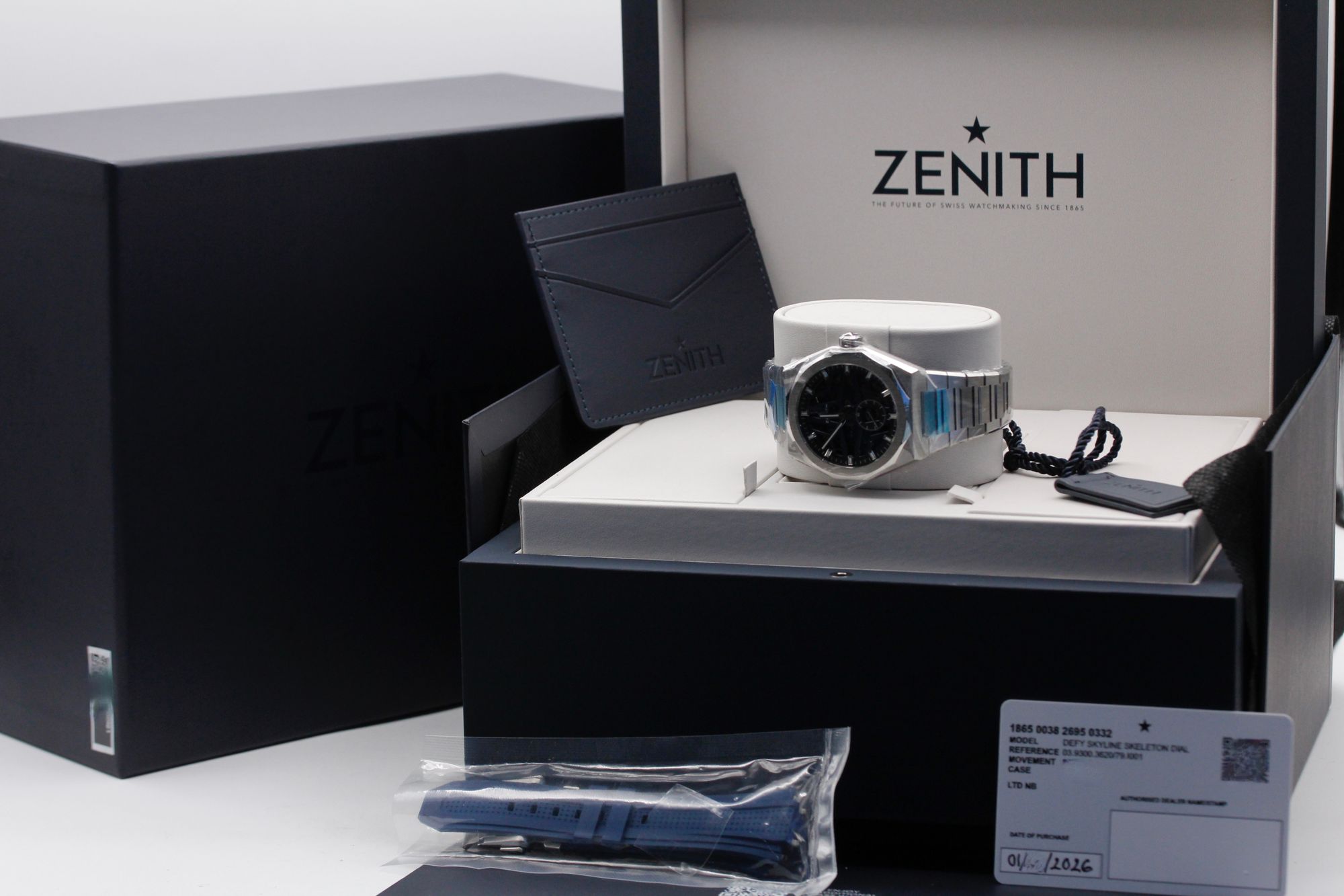 FSOT: Zenith Defy Skyline Skeleton - 03.9300.3620/79.I001 - Blue