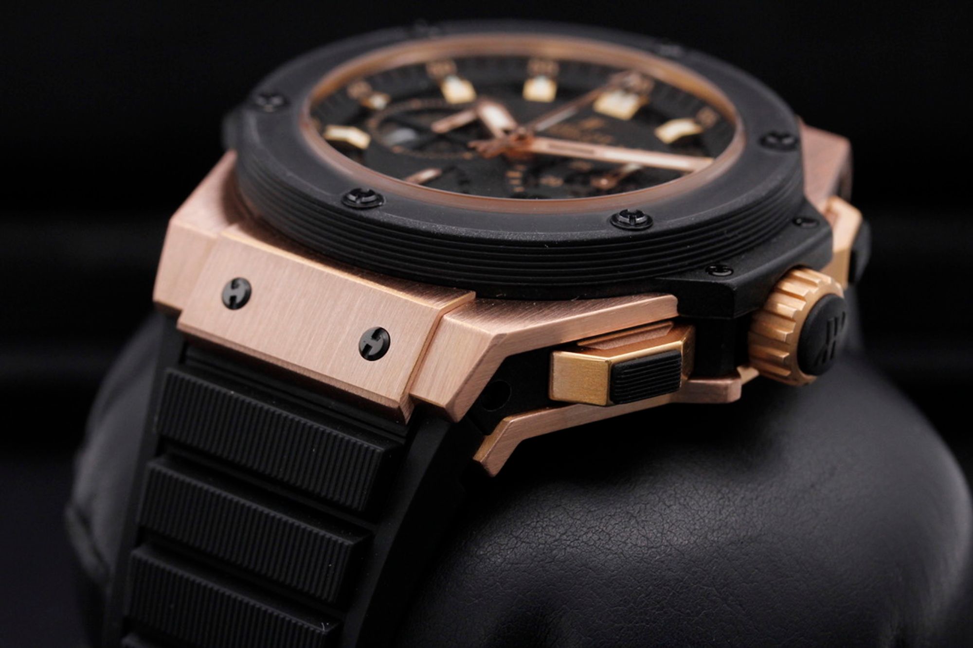 FSOT: Hublot Big Bang King Power Split Seconds "Limited Edition of 500" - 709.OM.1780.RX - Black - Rose Gold - 48mm - Excellent image 2