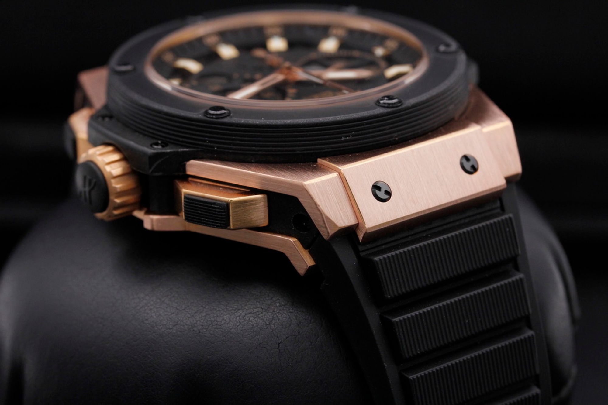 FSOT: Hublot Big Bang King Power Split Seconds "Limited Edition of 500" - 709.OM.1780.RX - Black - Rose Gold - 48mm - Excellent image 4