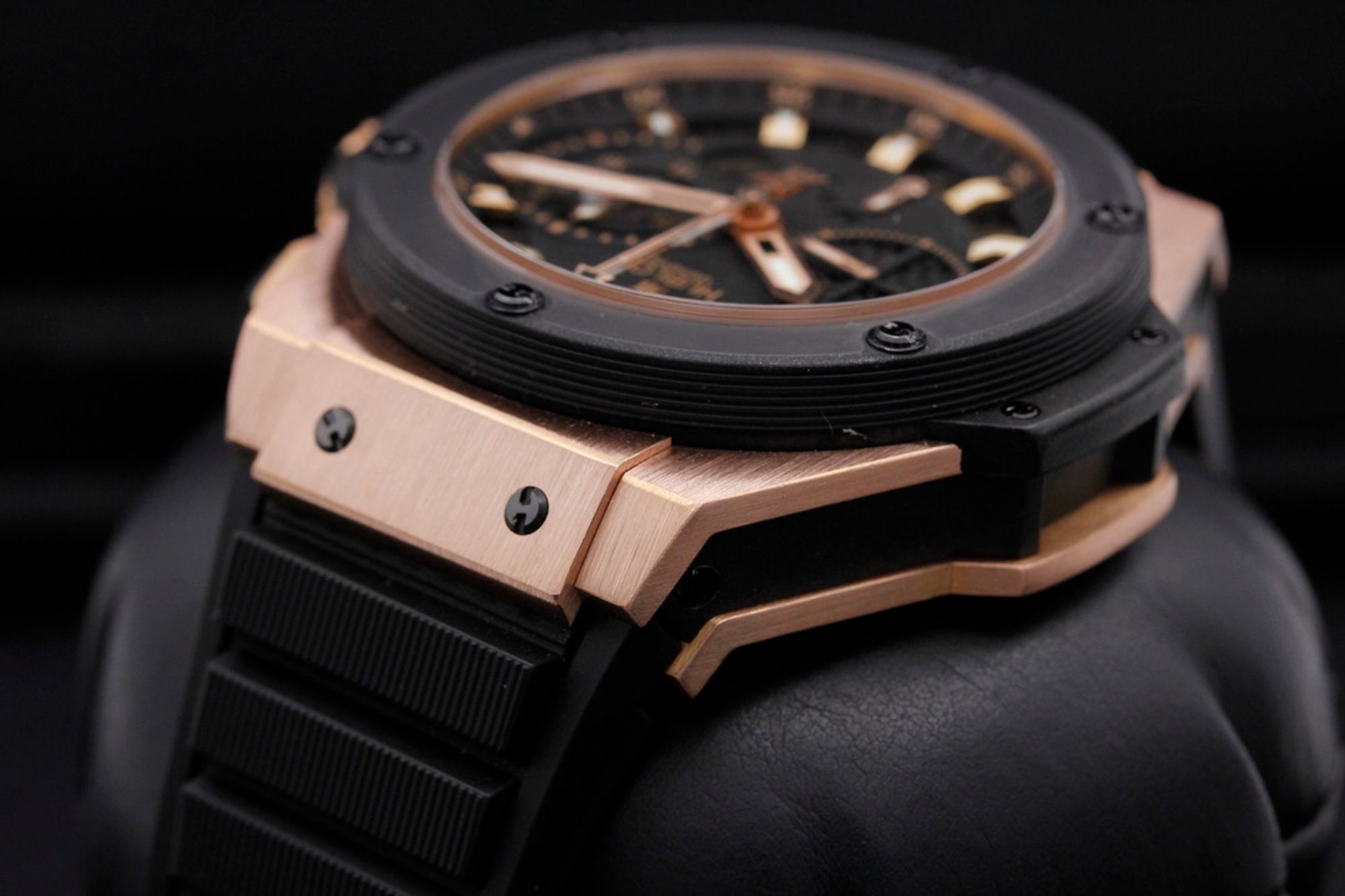 FSOT: Hublot Big Bang King Power Split Seconds "Limited Edition of 500" - 709.OM.1780.RX - Black - Rose Gold - 48mm - Excellent image 5