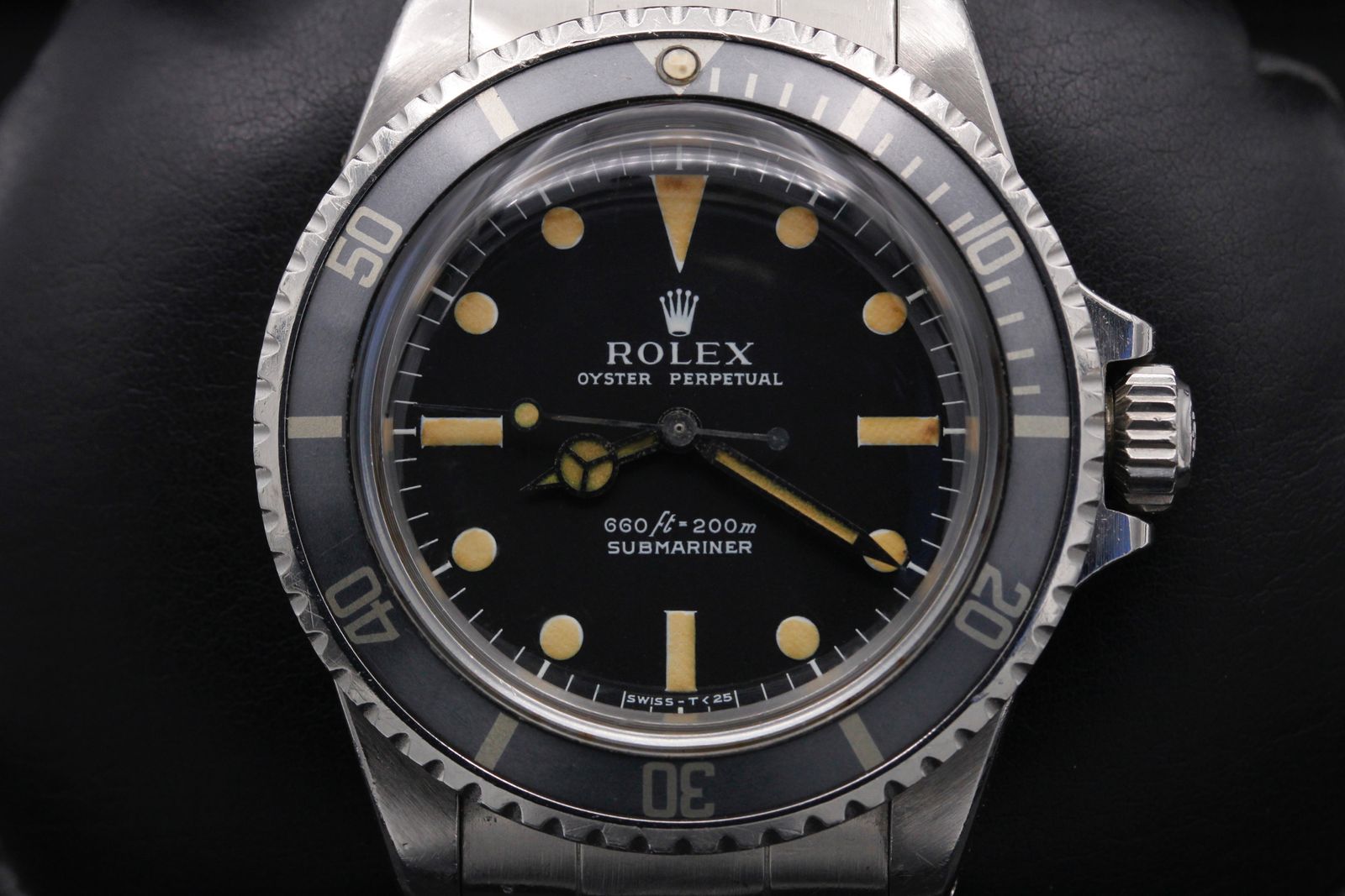 FSOT: Rolex Submariner "Serif Dial" - 5513 - Black - Stainless Steel - 40mm - Excellent image 2