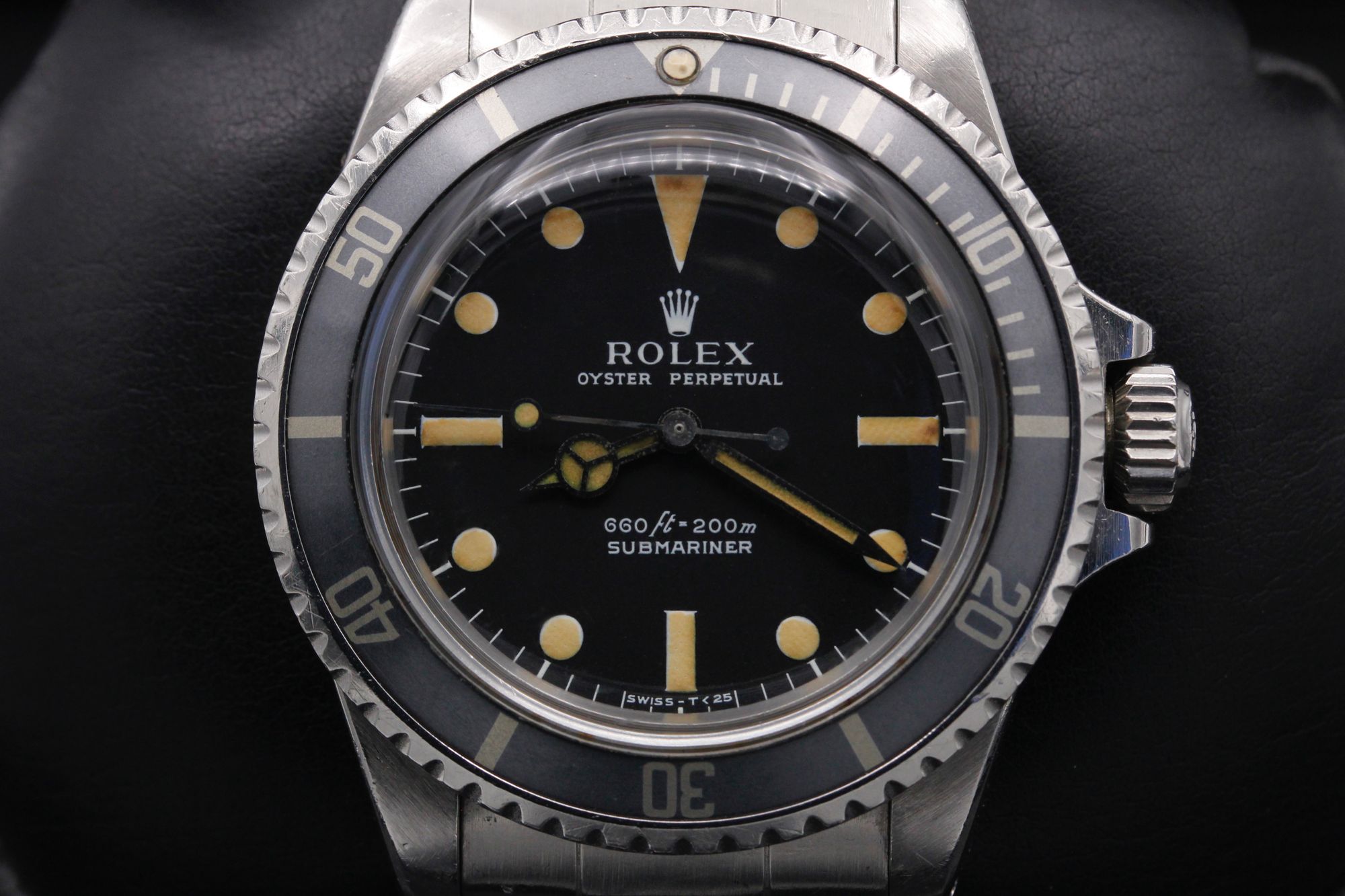 FSOT: Rolex Submariner "Serif Dial" - 5513 - Black - Stainless Steel - 40mm - Excellent image 2
