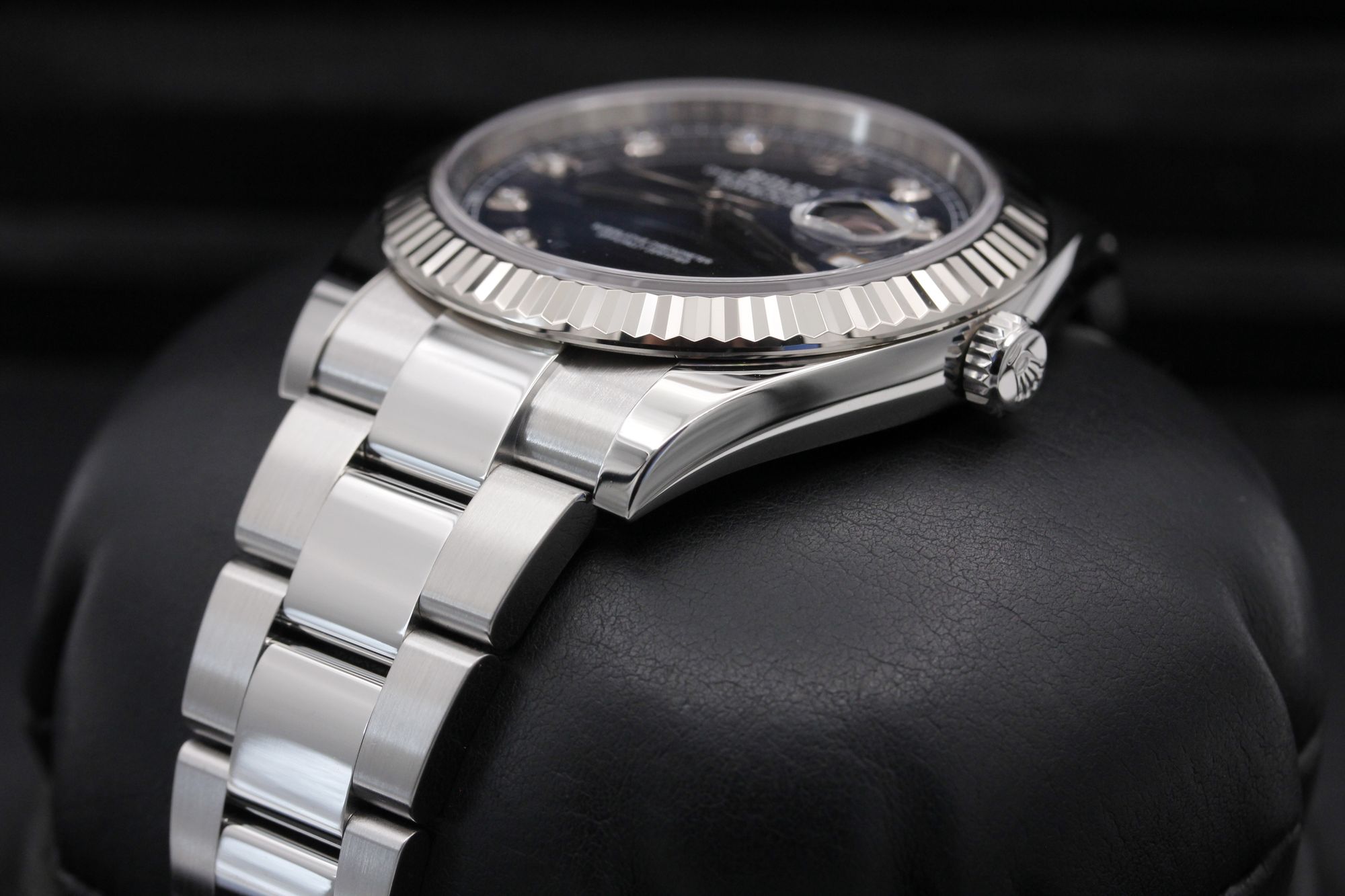 FSOT: Rolex Datejust 41 - 126334 - Blue Diamond - Steel - Fluted