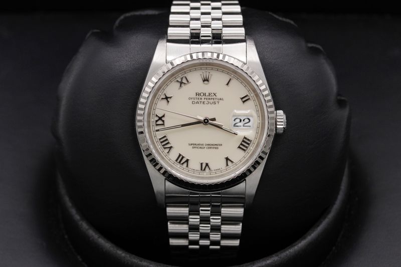 Rolex Rolex Datejust "Cream Roman Dial" 16234