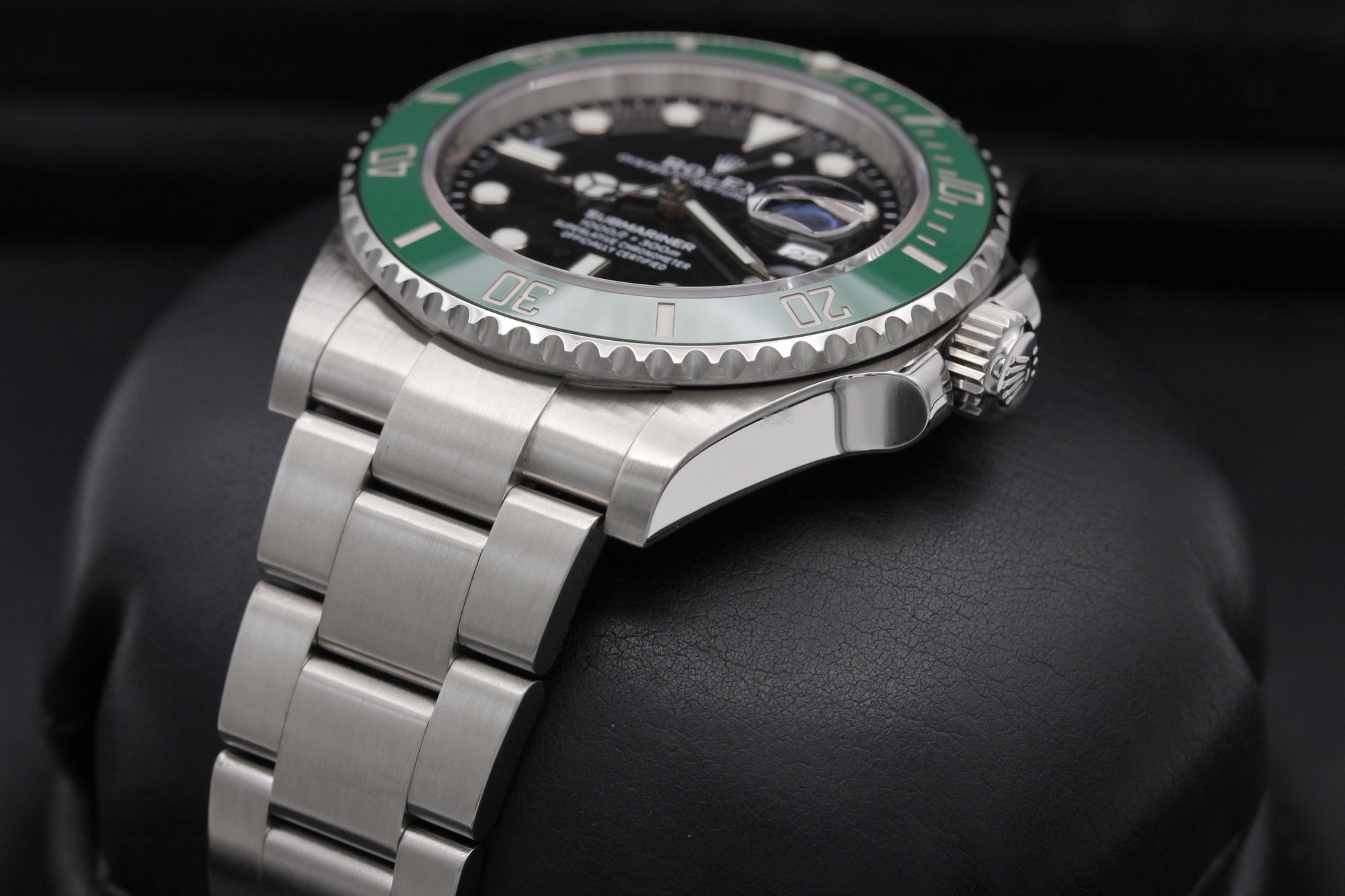 FSOT: Rolex Submariner 41 "Kermit MK 1" - 126610LV - Black - Stainless Steel - Green Cerachrome - 41mm - Excellent image 2