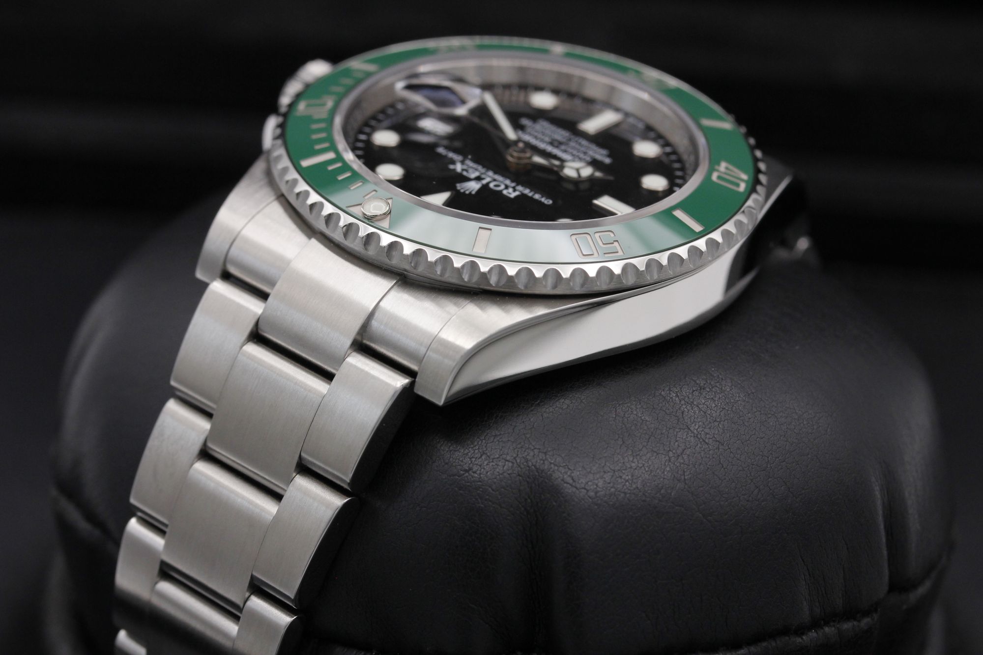 FSOT: Rolex Submariner 41 "Kermit MK 1" - 126610LV - Black - Stainless Steel - Green Cerachrome - 41mm - Excellent image 5