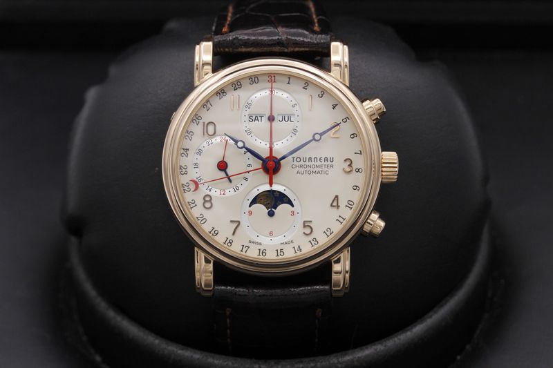 Tourneau Tourneau Pedro Classic Chronometer 1900 Chronograph "Triple Calendar" 32008P