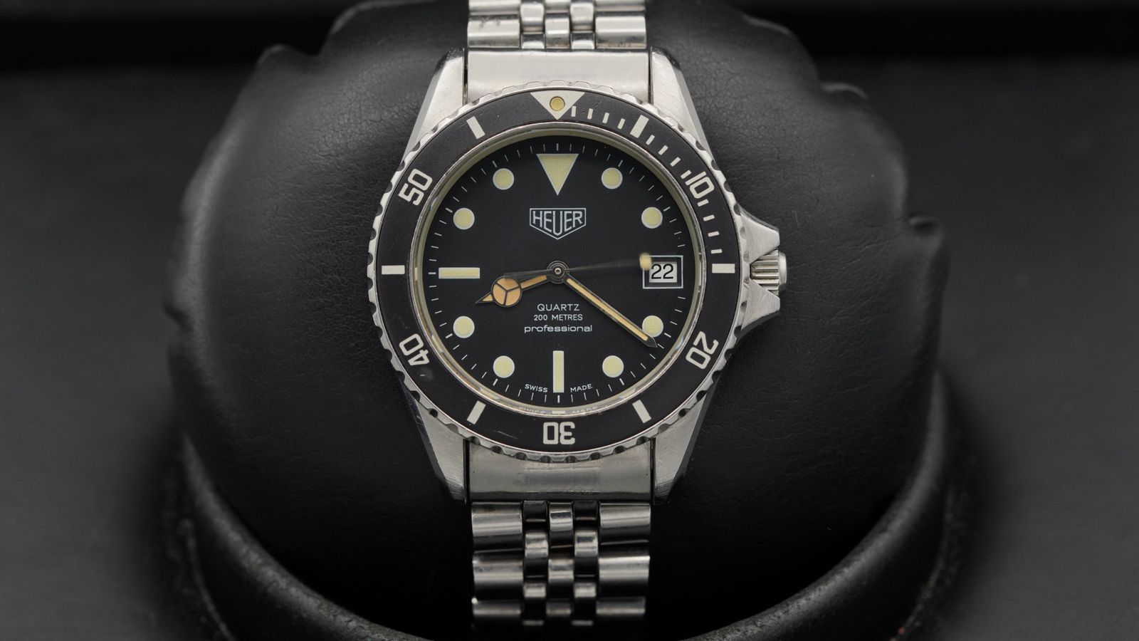 FSOT: TAG Heuer Deep Dive 1000m - 980.013 - Black - Stainless Steel ...